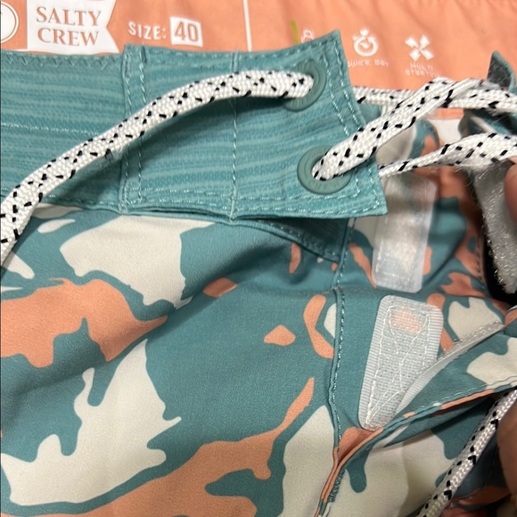 Mens Salty Crew Tandem Boardshort Stone size 40 Multi Color Swim Stone Surf - Picture 11 of 16